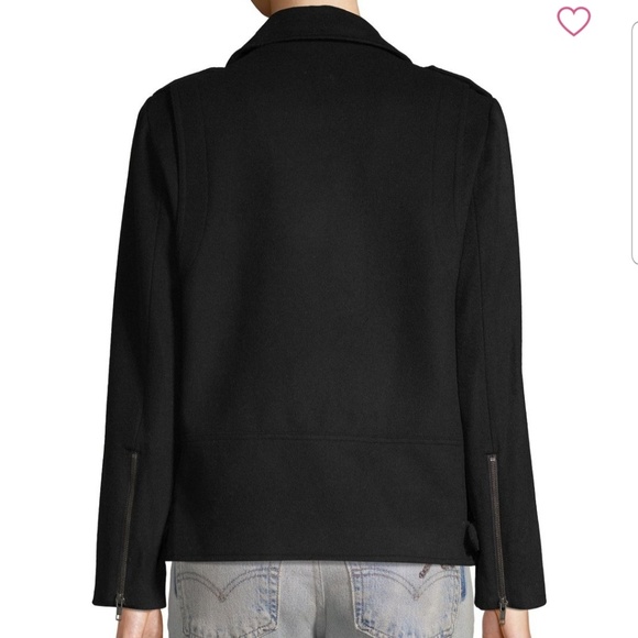 REBECCA MINKOFF DESIGNER BLACK MOTO JACKET NWT - Picture 4 of 6